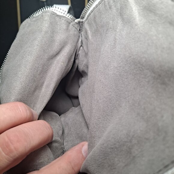 Vince Camuto Lenka colorblock leather crossbody bag in White Swan - Picture 12 of 16